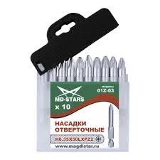 Биты 01Н-03 (6.35*50*6*PH2) "MD-STARS" (уп.10/20)