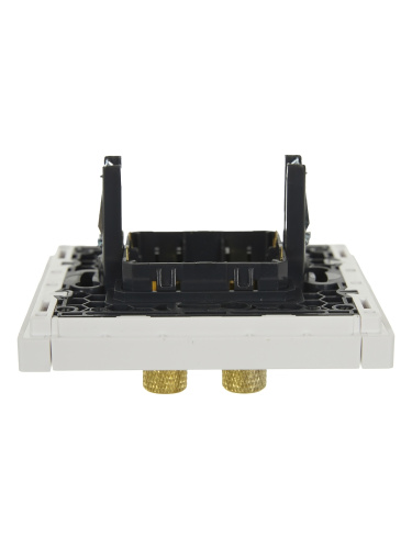 FORTE&PIANO Аудиорозетка 4-мест. FP239 бел. IEK