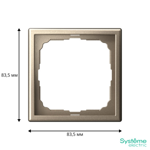 1-постовая РАМКА, ШАМПАНЬ