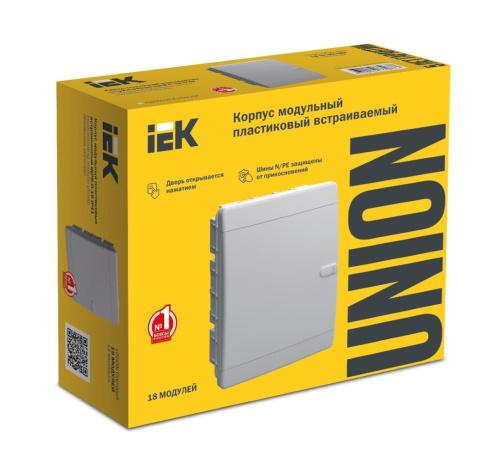 UNION Compact Корпус пласт. ЩРВ-П-18 IP41 бел. дв. IEK