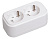 Розетка переносная разб. К02 2 места CLASSIC IEK