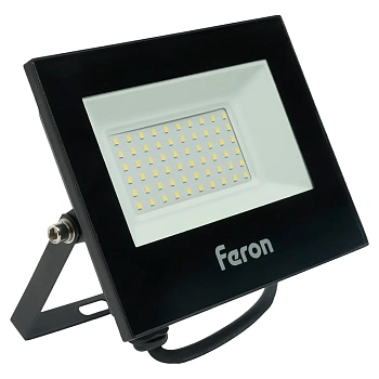 Прожектор светодиодный НИЗКОВОЛЬТНЫЙ  50W 6400K IP65 2835 SMD AC/DC 12-48V/50Hz, черный , LL-971