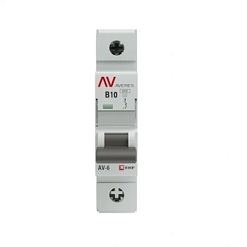 Выключатель автоматический AV-6 1P 10A (В) 6kA EKF AVERES