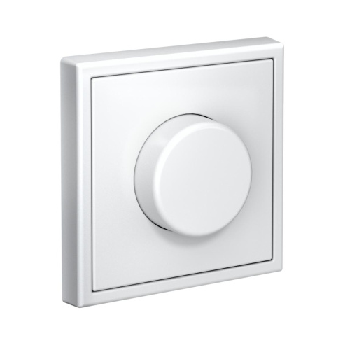 СВЕТОРЕГУЛЯТОР (диммер) повор-нажим, LED, RC, 400Вт, мех-м, БЕЛЫЙ