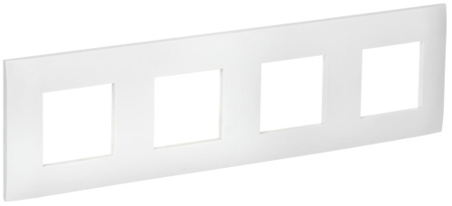 SKANDY Рамка 4-местная SK-F04W арктический белый IEK