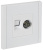 FORTE&PIANO Роз. двойная TV+RJ45 кат.5E FP236 бел. IEK