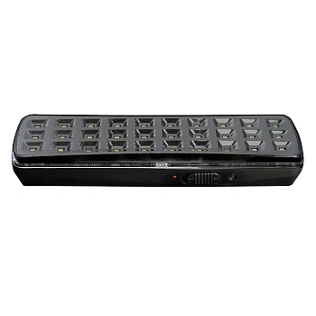 Светильник аккумуляторный, 30LED DC, черный, EL115  FERON аварийник