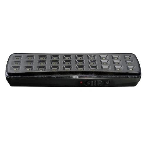 Светильник аккумуляторный, 30LED DC, черный, EL115  FERON аварийник