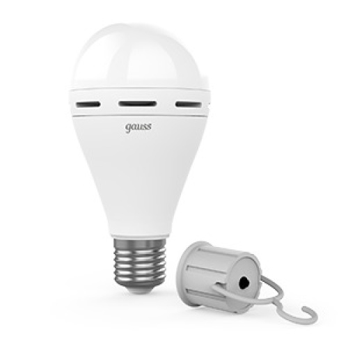 Лампа LED A60 8W 490lm 4100K E27 Li-Ion