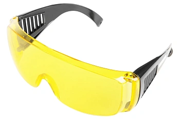 Очки защитные STURM Professional поликарбонат с дужками (жёлтые)  (8050-05-03Y)