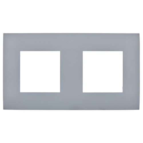 SKANDY Рамка 2-местная SK-F02Gr серый IEK