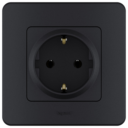 Розетка 2К+З АНТР INSPIRIA