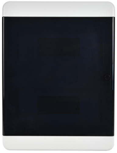 TEKFOR Корпус пласт. ЩРВ-П-24 IP41 черн. прозр. дверь IEK