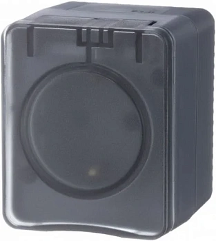 Розетка 1-м О/У з/к шт крышка 16А крышка IP54 Антрацит Profi54 AtlasDesign Schneider