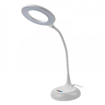 Светильник настольный GLTL-024-8W белый,rgb,сенс. вкл. диммер.GENERAL