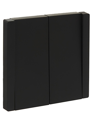 FORTE&PIANO Выключ. 2-кл. 10А FP105 чер. IEK