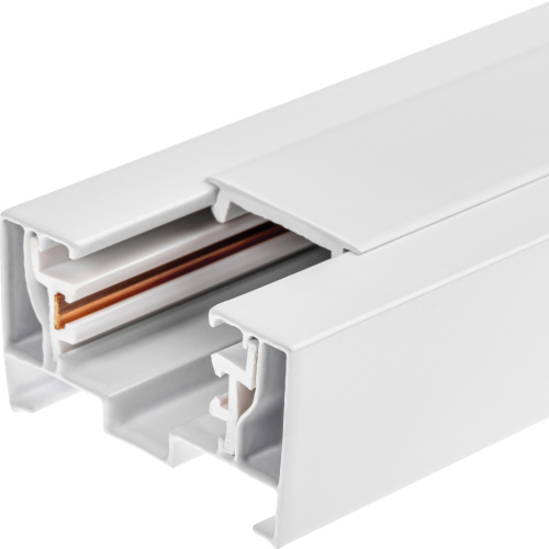 Шинопровод трек. накл Artline с/пит./загл 1 м белый