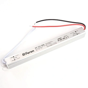 Блок питания  18W, 12V, IP20  ( драйвер) , LB001 FERON