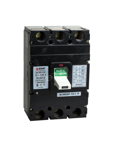 Выключатель автоматический ВА-99М 630/630А 3P 50кА EKF PROxima