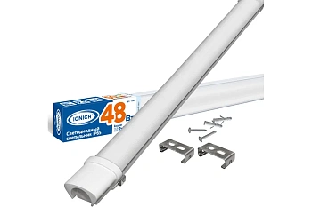 Светильник 48W LED (аналог ЛСП 2х58W) L1500 6500К, 4000Лм, ДСП1500-LED-S-48-6500-УХЛ2-IP65 ТМ IONICH