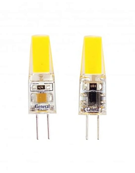 Лампа капсульная светодиодная 3W-С 2700К G4 GENERAL
