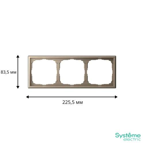 3-постовая РАМКА, универ., ШАМПАНЬ