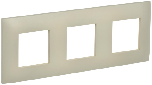 SKANDY Рамка 3-местная SK-F01B бежевый IEK