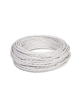 Провод витой ПВХ, 3х1,5 БЕЛЫЙ, (бухта 10м)