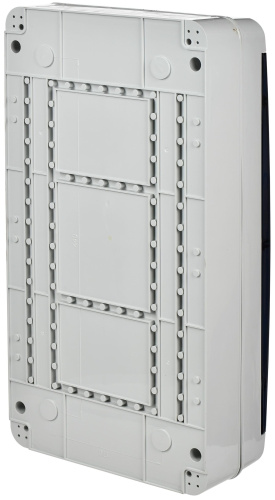 TEKFOR Корпус пласт. КМПн-36 IP65 черн. прозр. дверь IEK