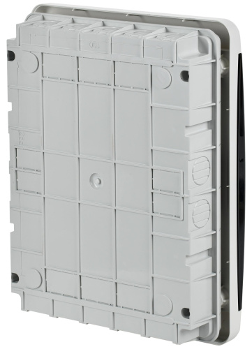 TEKFOR Корпус пласт. ЩРВ-П-24 IP41 черн. прозр. дверь IEK