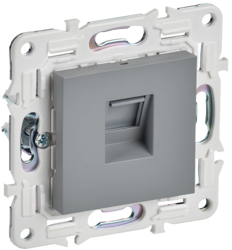 SKANDY Розетка компьютерная RJ45 кат.5E SK-K01Gr серый IEK