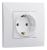 Розетка 2К+З БЕЛ ETIKA
