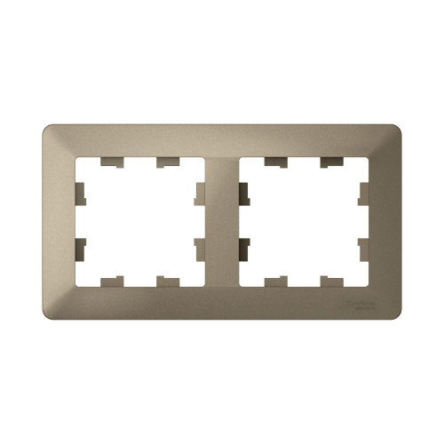 ATLASDESIGN AIR 2-п РАМКА, ШАМПАНЬ/дымч. черный