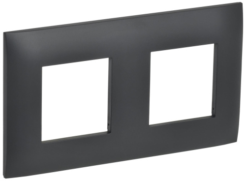 SKANDY Рамка 2-местная SK-F02T титан IEK