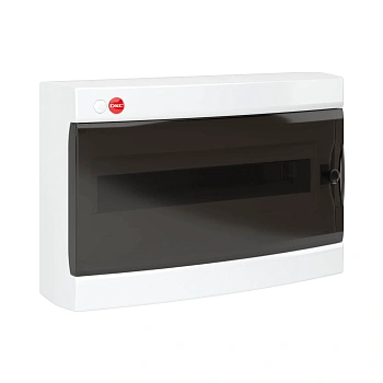 Щит пластиковый, настен., с дверцей, 18мод. IP40 (408х275х137)