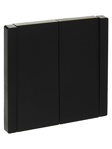 FORTE&PIANO Выключ. 2-кл. прох. 10А FP107 чер. IEK