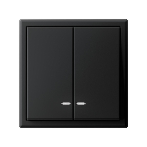 2-кл. ВЫКЛЮЧАТЕЛЬ с подсветкой, сх.5а, 10АХ, мех-м, КАРБОН