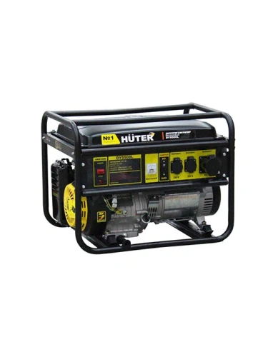 Бензогенератор  8,0кВт DY 9500L  HUTER с ручным стартером  220В
