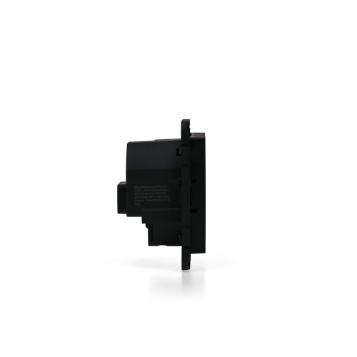 SMART ТЕРМОСТАТ програм для электр теплого пола, Zigbee, 16 А, мех.,  ЧЕРНЫЙ