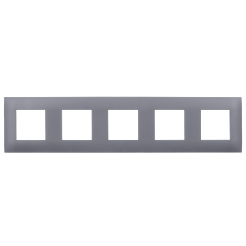 SKANDY Рамка 5-местная SK-F05T титан IEK