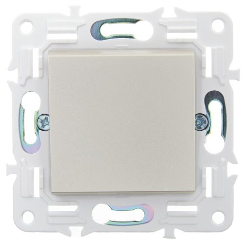 SKANDY Выключатель 1-клавишный 10А SK-V01Sh шампань IEK