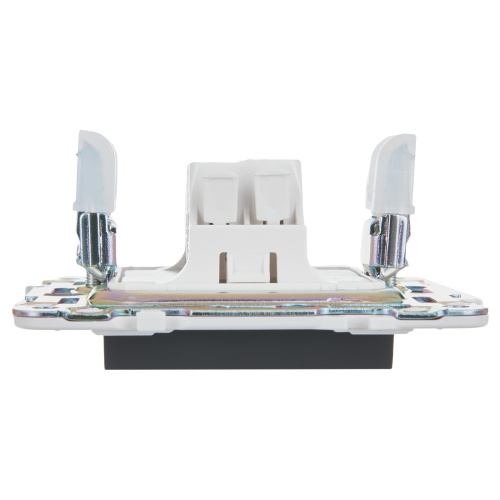 SKANDY Выключатель 1-клавишный проходной 10А SK-V02G графит IEK