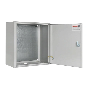 Щит с монтажной панелью ЩМП-05 (с замком, 400х400х155)