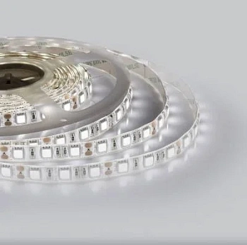Лента светодиодная стандарт SMD2835 60LED/м 4,8Вт/м 12В IP20 Цвет:Теплый белый (уп 5м) 3М SWG