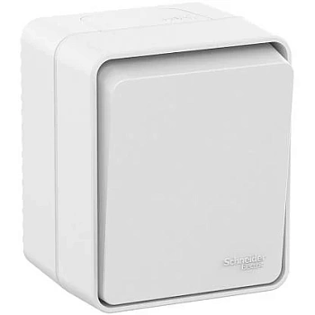 Выключатель 1-кл О/У 10А IP54 Белый Profi54 AtlasDesign Schneider