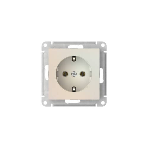 РОЗЕТКА с/з,16А,мех.,быстрозажим.клем.,ЖЕМЧУГ