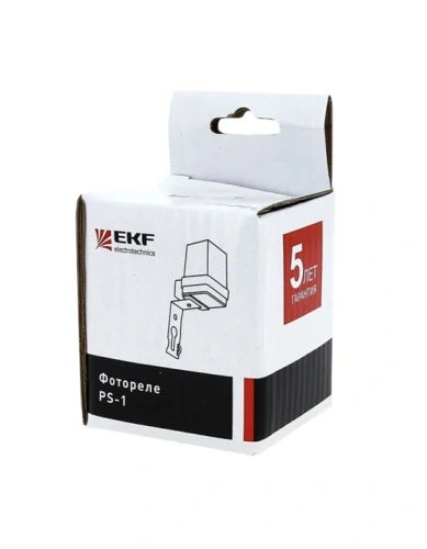 Фотореле PS-1 (ФР),  6А (1400Вт)  IP44    EKF