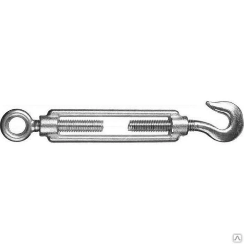 Талреп винтовой крюк-кольцо, цинк М16