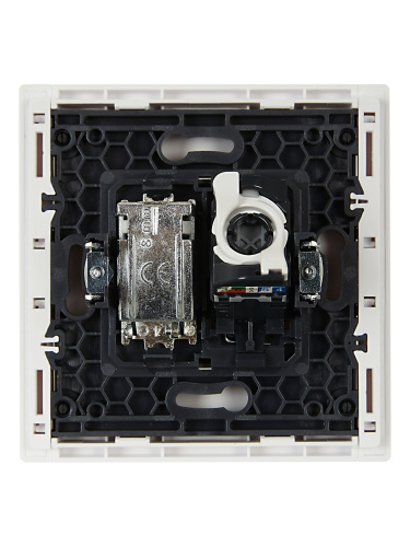 FORTE&PIANO Роз. двойная TV+RJ45 кат.5E FP236 бел. IEK