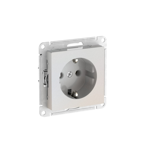 РОЗЕТКА с/з,16А,мех.,быстрозажим.клем.,ЖЕМЧУГ